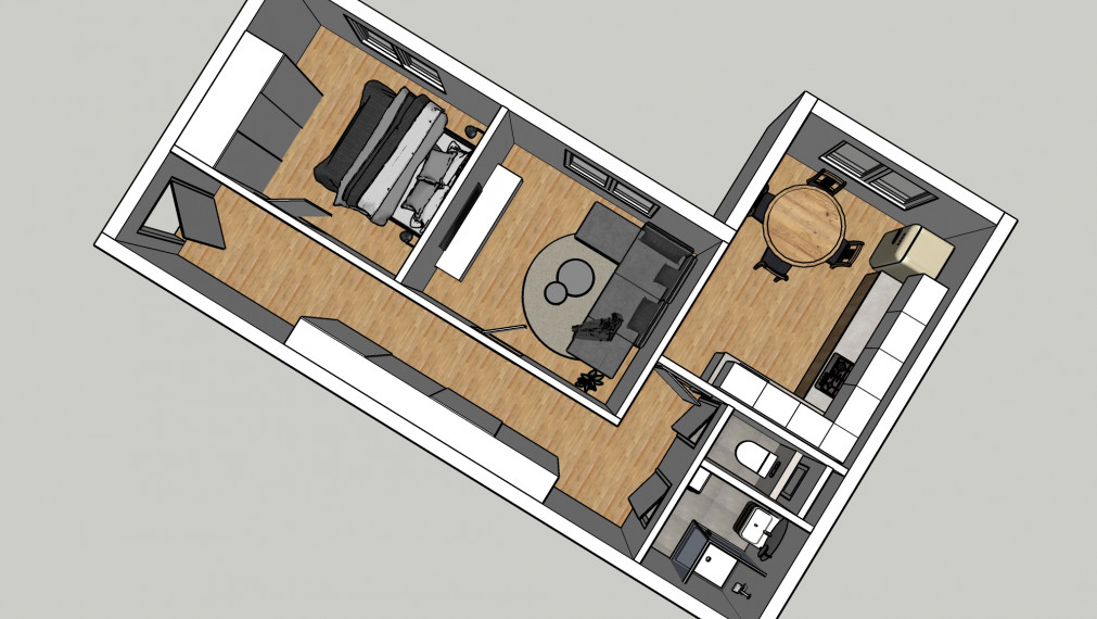 PREDANÉ - PREDAJ: 2 izbový byt, 55 m2, Pezinok