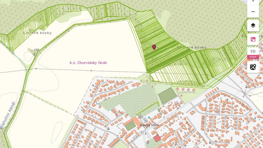 Investícia - Pozemok 1079m² Čierna Voda - Chorvátsky Grob