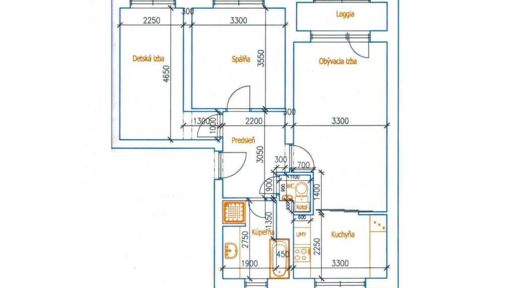 Zariadený 3 izb. byt 74m², murovaný dom - Trnavská, Pezinok