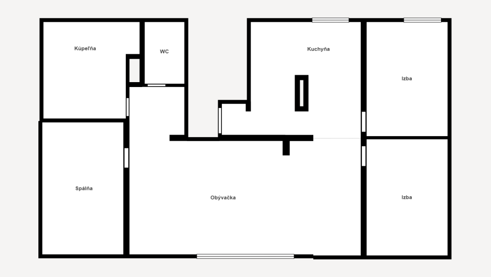 Zariadený 4 izb. byt 141m², murovaný dom - Trnavská, Pezinok