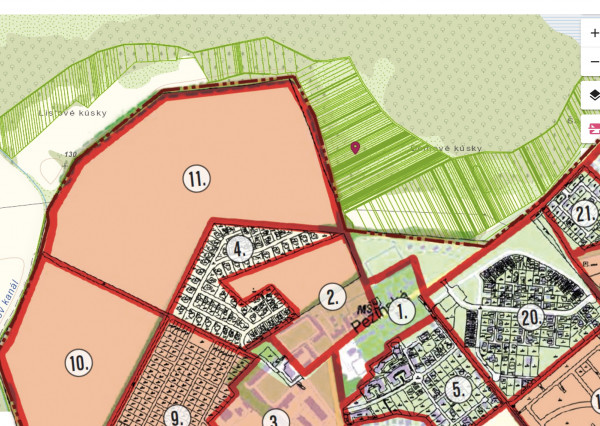 Investícia - Pozemok 1079m² Čierna Voda - Chorvátsky Grob