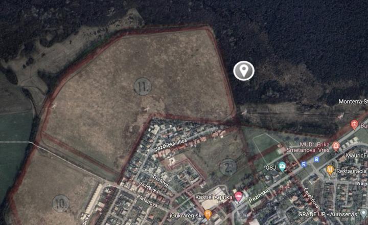 Investícia - Pozemok 1079m² Čierna Voda - Chorvátsky Grob - fotografia 2
