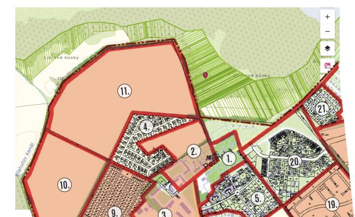 Investícia - Pozemok 1079m² Čierna Voda - Chorvátsky Grob